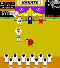 une photo d'Ã©cran de Karate Champ sur Arcade